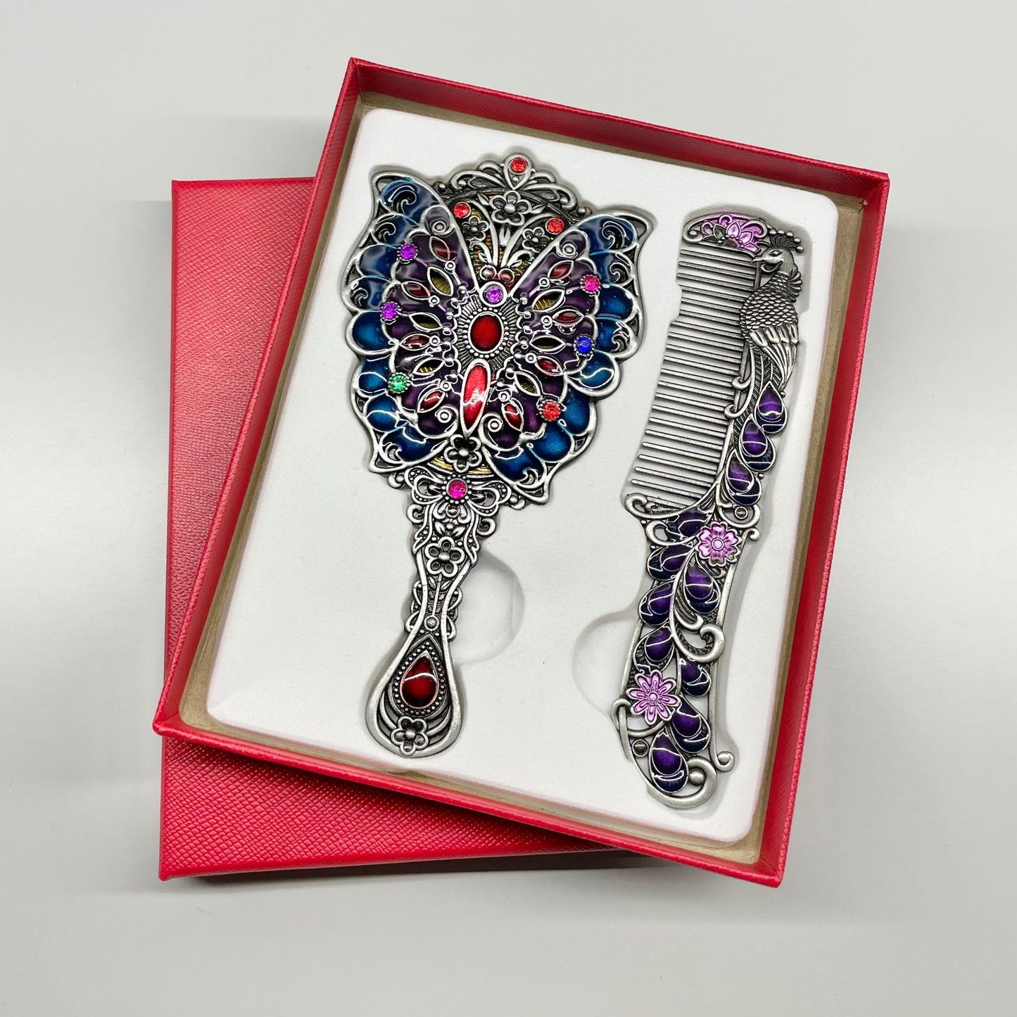 <π₯π₯NEWπ₯π₯> Fine makeup mirror comb Set - Select in Live