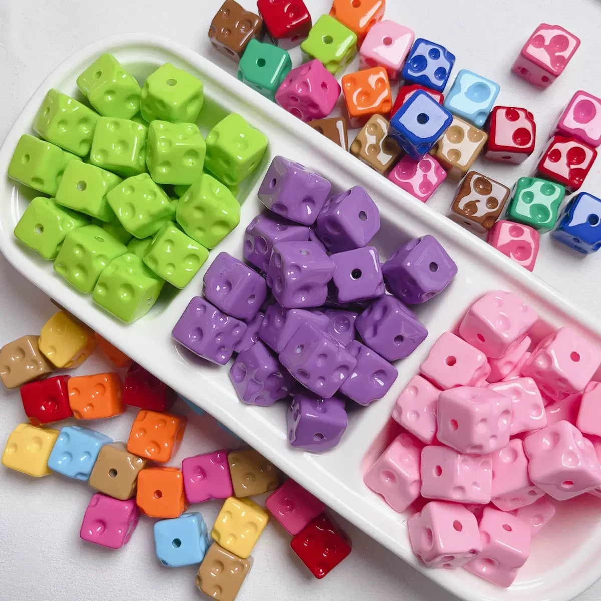 <π₯π₯NEWπ₯π₯> DIY Acrylic Beads Lucky Bags for Beadable Pen/Key Chain- Open in Live