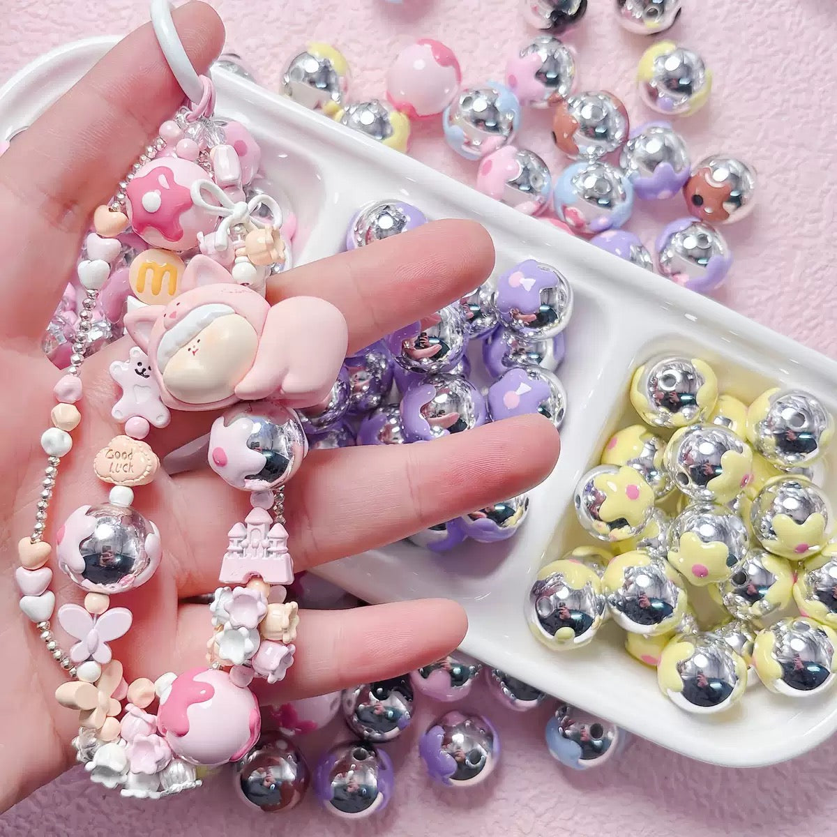 <π₯π₯NEWπ₯π₯> DIY Acrylic Beads Lucky Bags for Beadable Pen/Key Chain- Open in Live